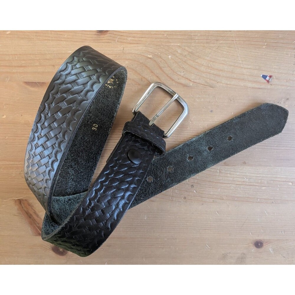 Boston Leather 6606 Off-Duty Belt (American Value Line) Size 30 Black